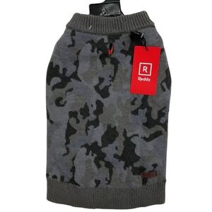 Reddy Size XL (20"-24") Camo Warm Winter‎ Knit Dog Sweater NWT